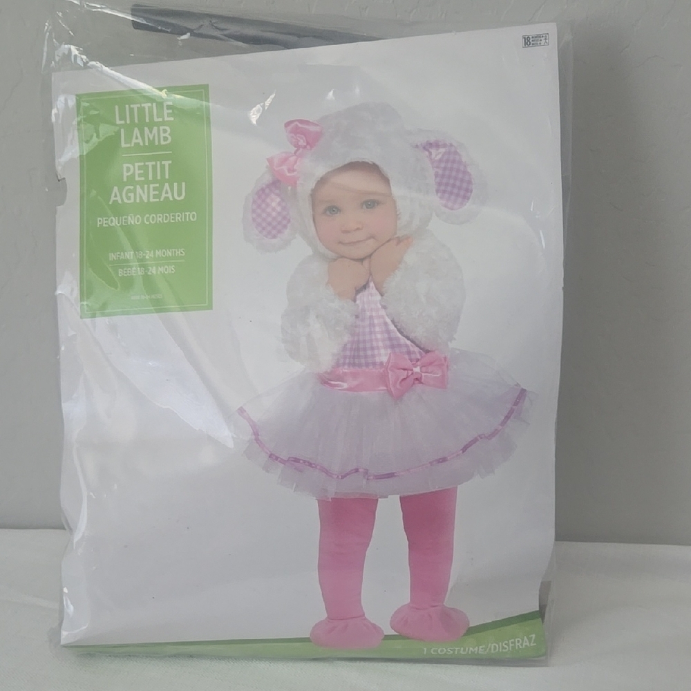Kids Costume - White and Pink